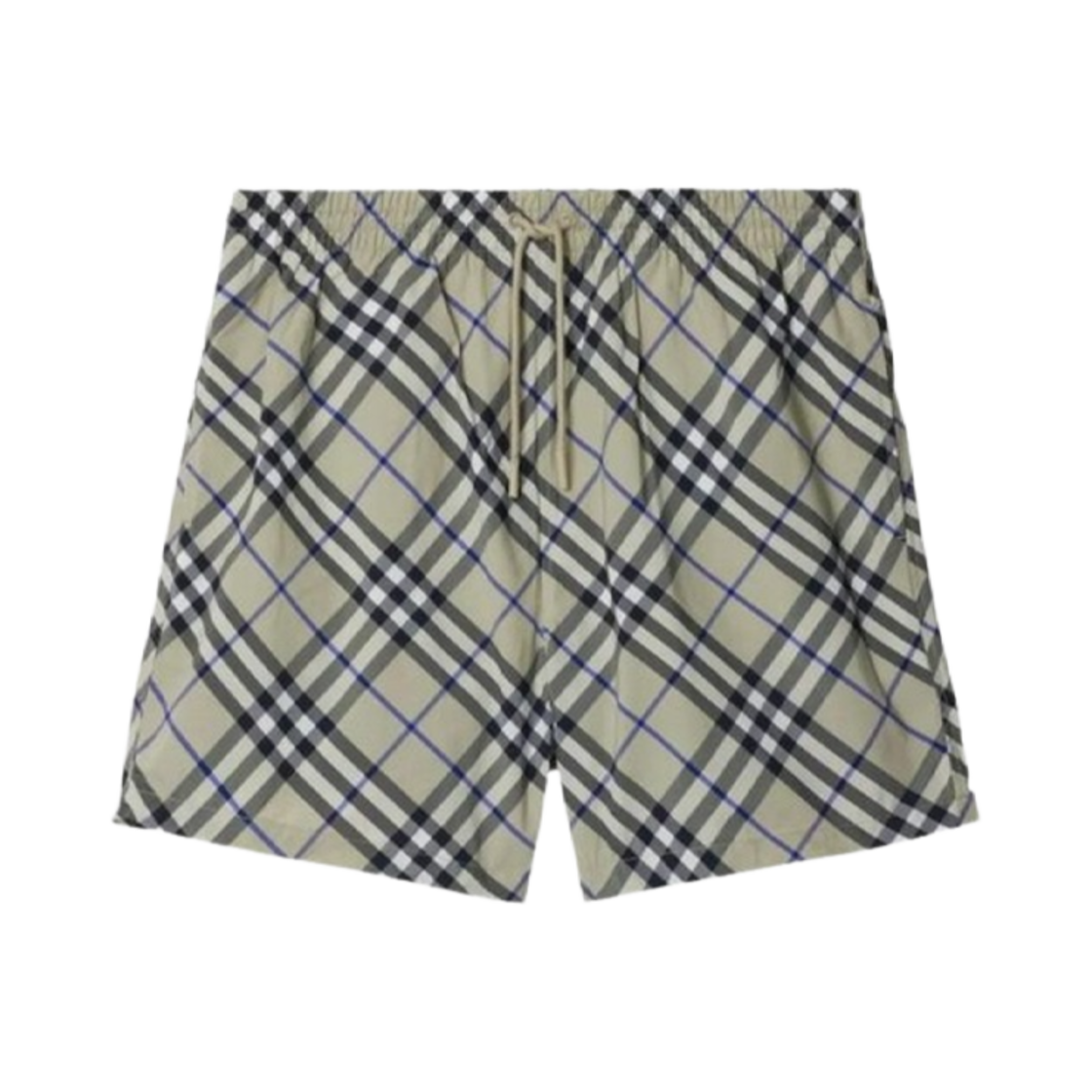 8087336 Burberry Check Swim Shorts Lichen