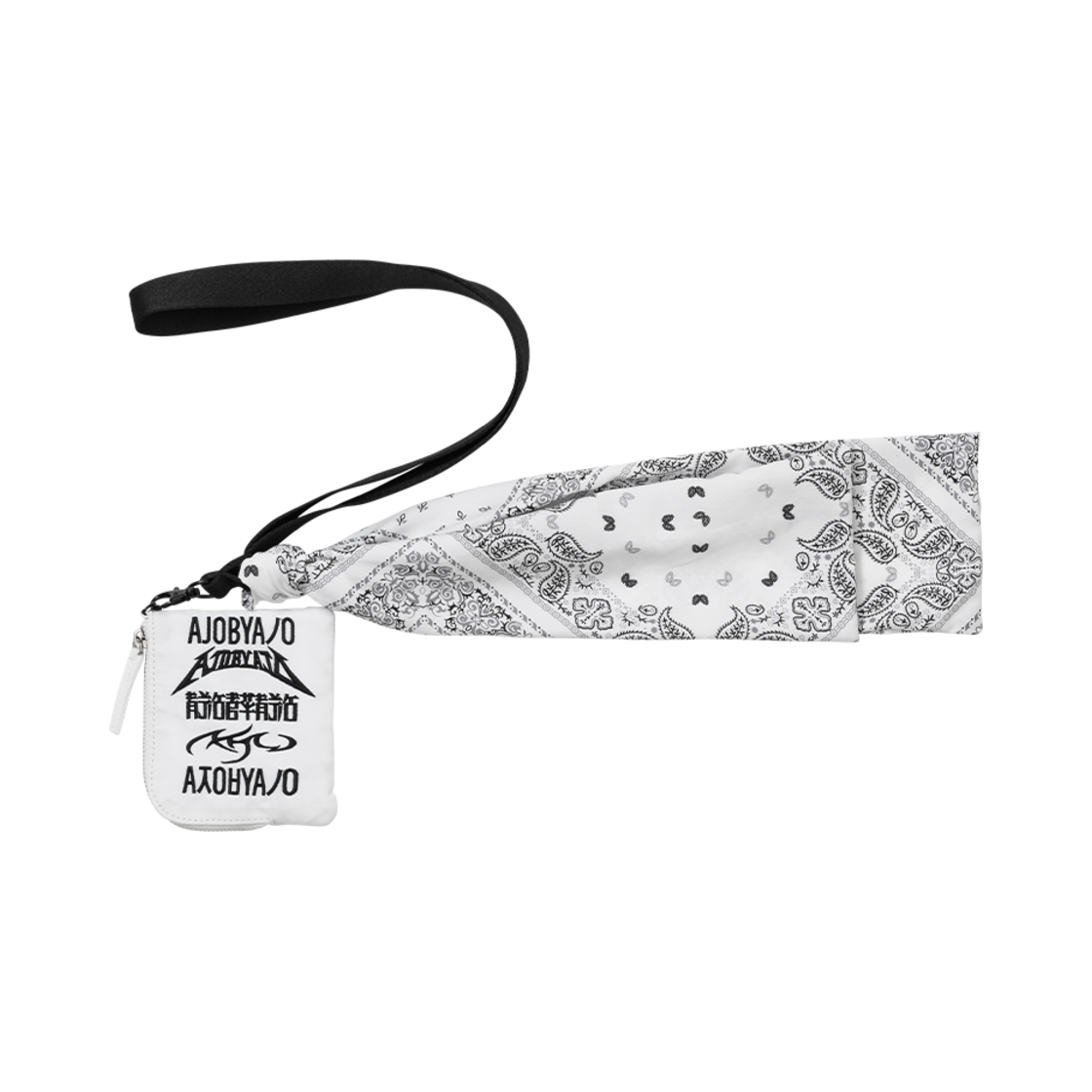 AJ252ET001WH AJOBYAJO Five AJO Nylon Neck Wallet White