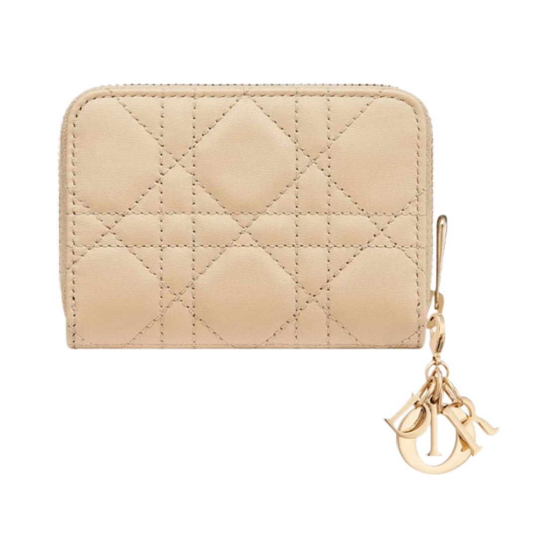 디올 스몰 레이디 보야저 코인 지갑 까나쥬 램스킨 샌드(Dior Small Lady Voyageur Coin Purse Cannage Lambskin Sand) - 3