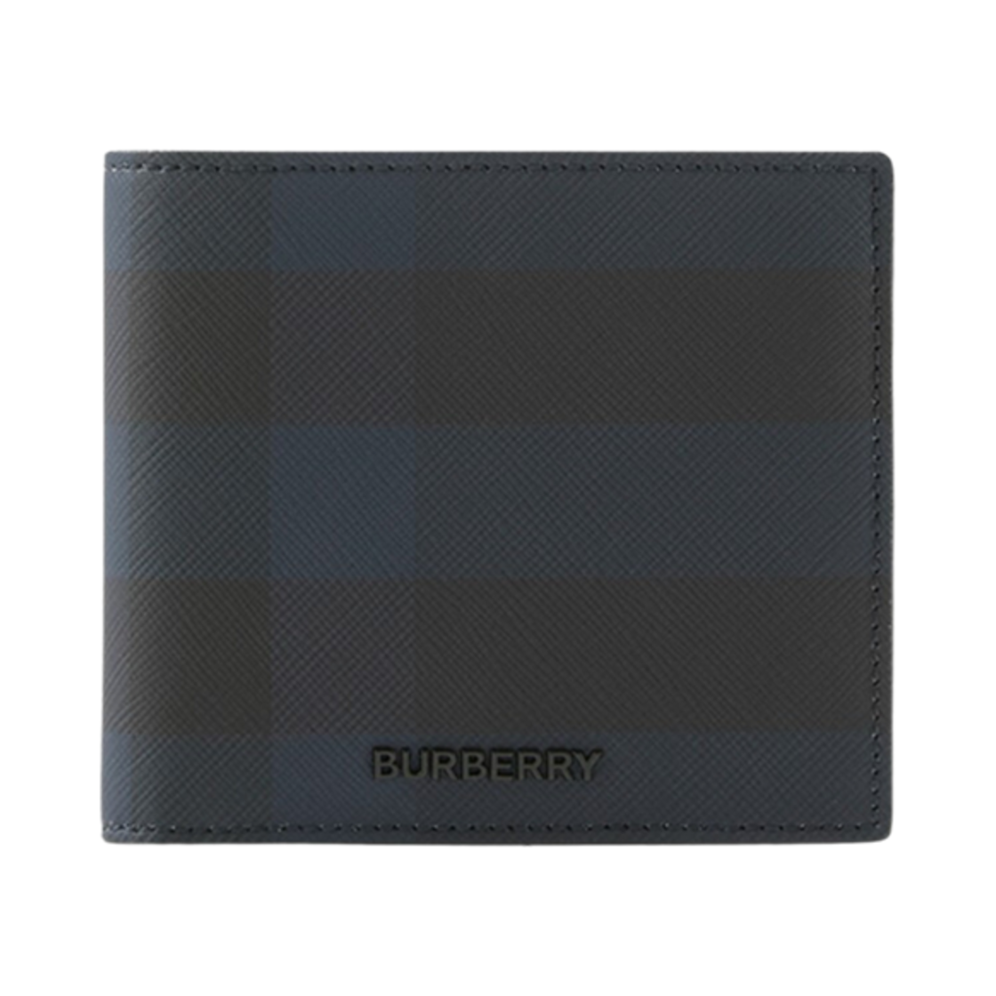 버버리 체크 코인 반지갑 네이비(Burberry Check Bifold Coin Wallet Navy) - 1