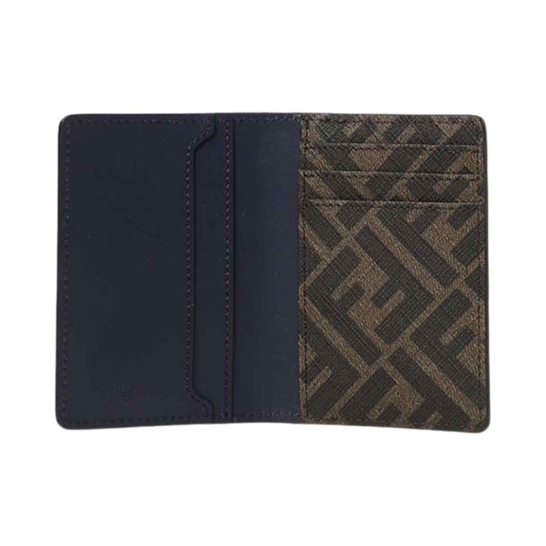 펜디 FF 스퀘어 카드 홀더 블루(Fendi FF Squared Card Holder Blue) - 3