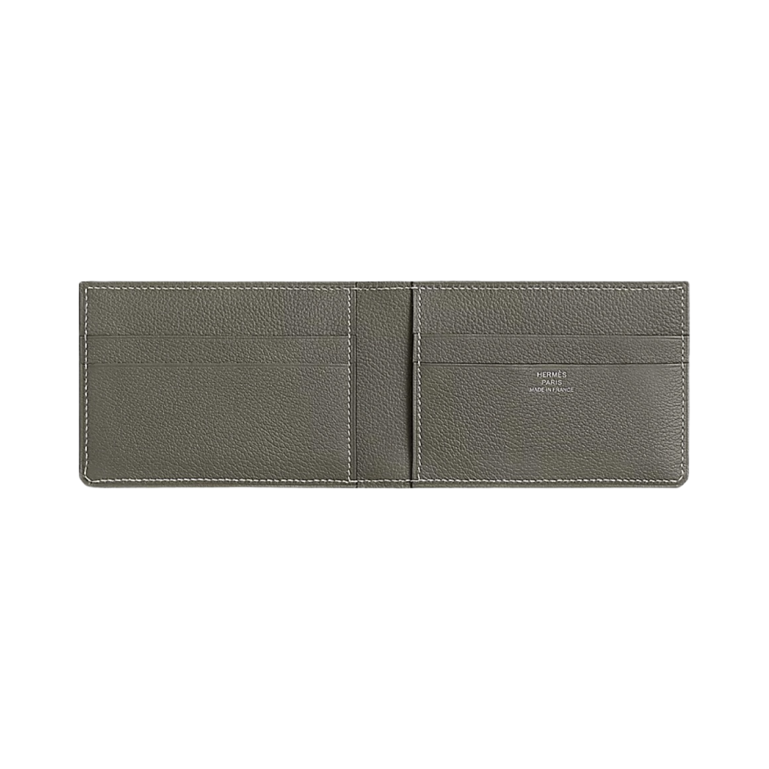 에르메스 H 셀리에 카드 홀더 에버컬러 & 그리 메이어(Hermes H Sellier Card Holder Evercolor & Gris Meyer) - 2