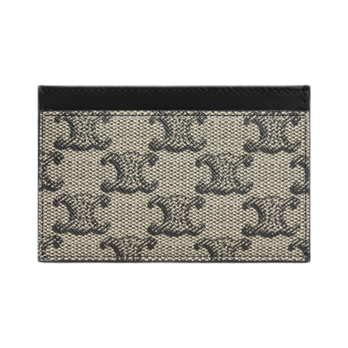 셀린느 카드 홀더 트리옹프 캔버스 & 카프스킨 베이지(Celine Card Holder in Triomphe Canvas & Calfskin Beige) - 3