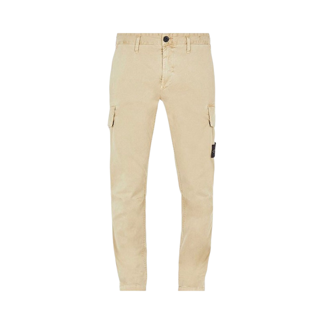 스톤 아일랜드 306L1 올드이펙트 스트레치 브로큰 트윌 코튼 카고 트라우저 베이지 - 22FW(Stone Island 306L1 T.CO+OLD Stretch Broken Twill Cotton Cargo Trousers Beige - 22FW) - 1