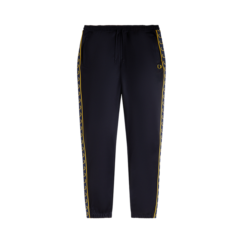 프레드페리 컨트라스트 테잎 트랙팬츠 네이비/허니콤(Fred Perry Contrast Tape Track Pant Navy/Honeycomb)