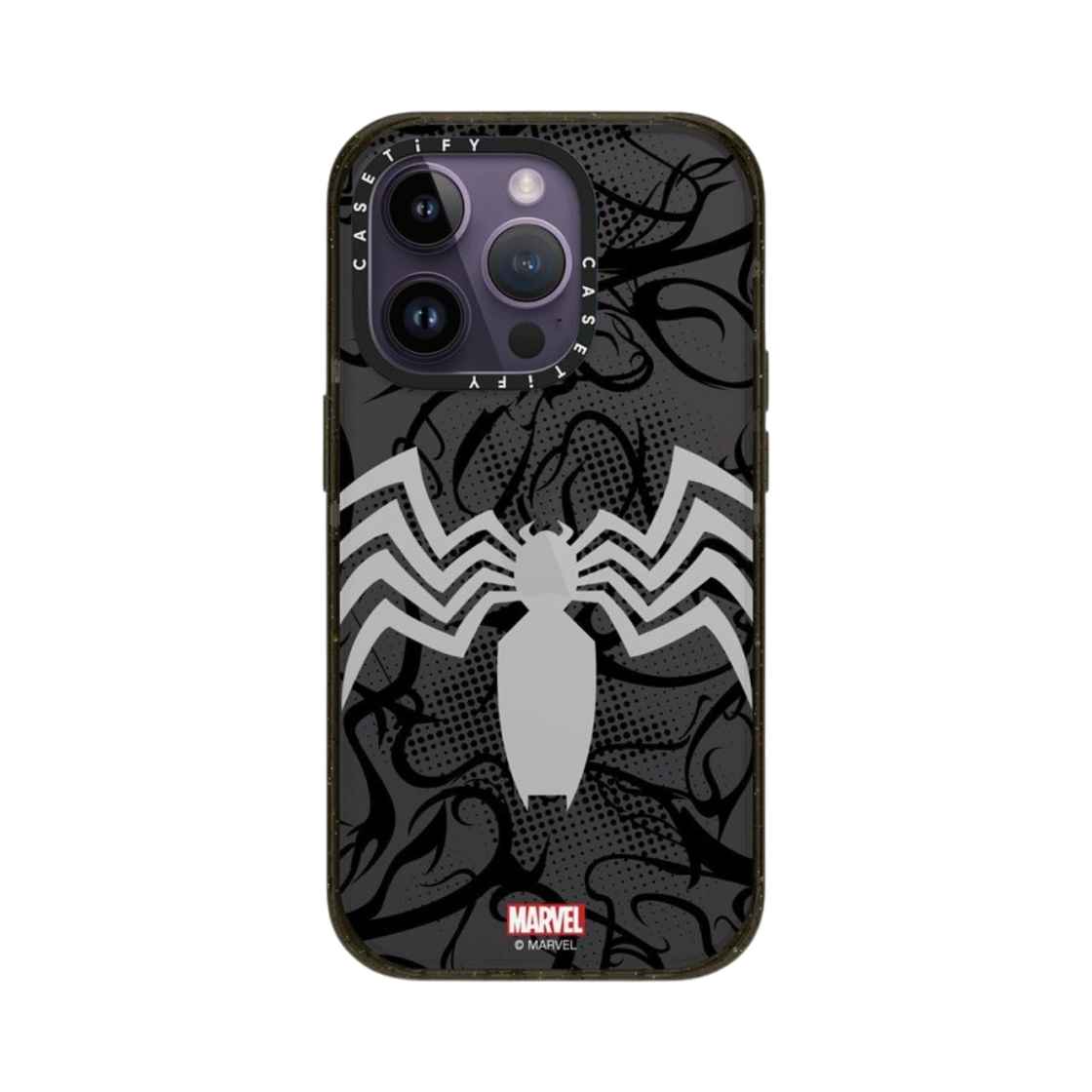 케이스티파이 x 마블 아이폰 베놈 수트 임팩트 케이스 클리어 블랙(Casetify x Marvel iPhone Venom Suit Impact Case Clear Black) - 2