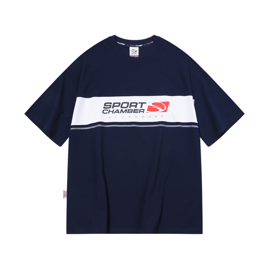 SCBES2HTU02NV SPORT CHAMBER SC Block Flash T-Shirt Navy