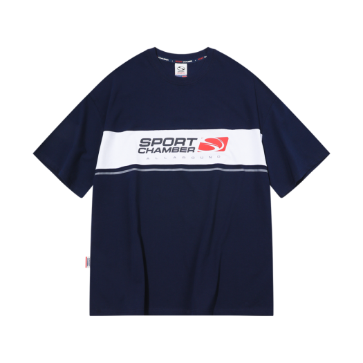 SCBES2HTU02NV Sport Chamber SC Block Flash T-Shirt Navy