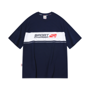 SPORT CHAMBER SC Block Flash T-Shirt Navy