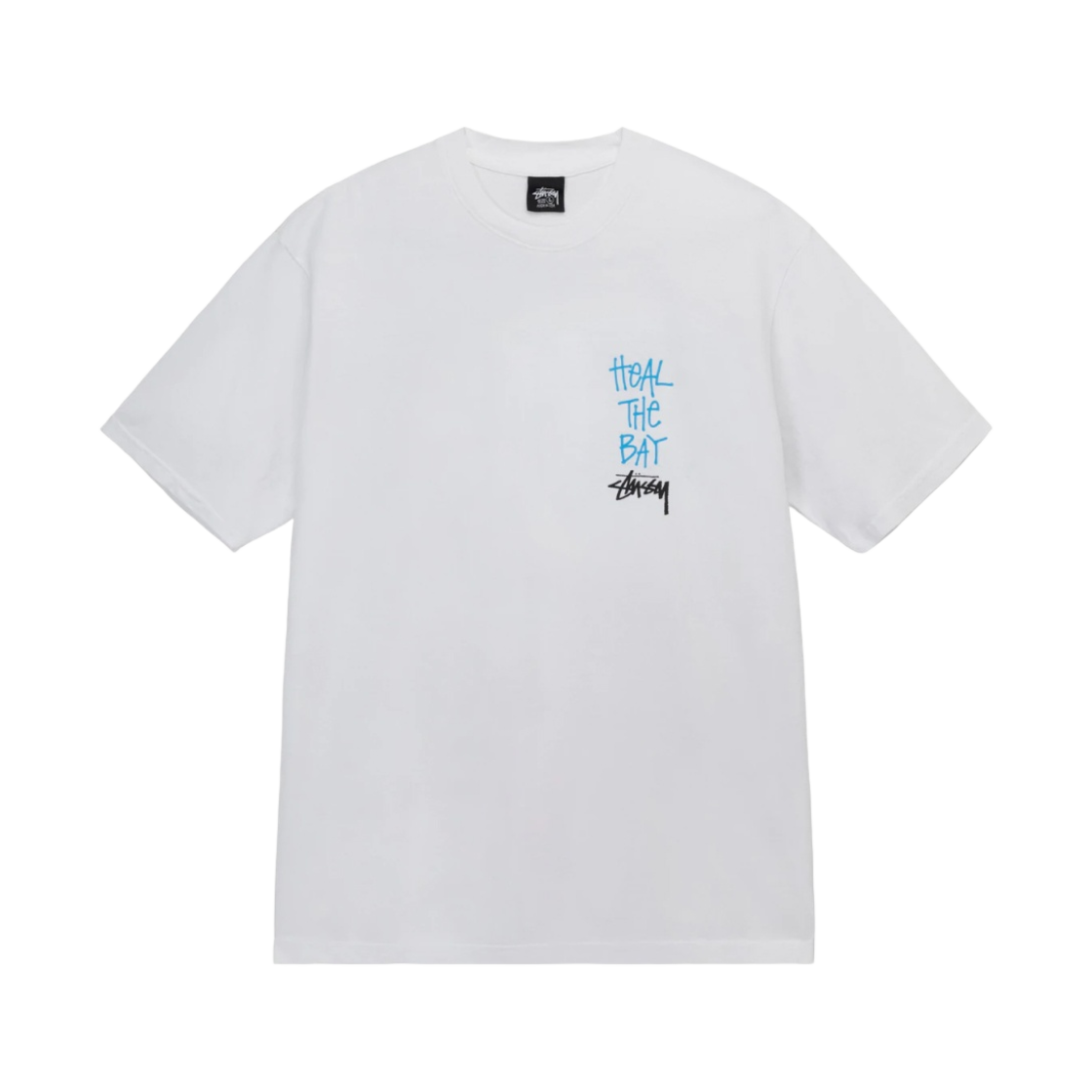 스투시 x 힐 더 베이 피그먼트 다이드 티셔츠 화이트(Stussy x Heal The Bay Pigment Dyed T-Shirt White) - 2
