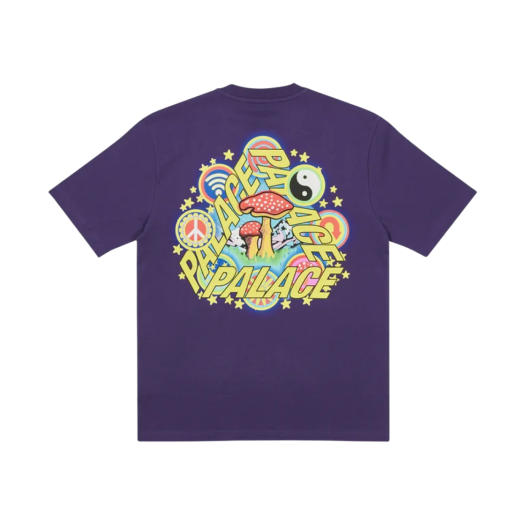 Palace Bun 5G T-Shirt Purple - 22FW