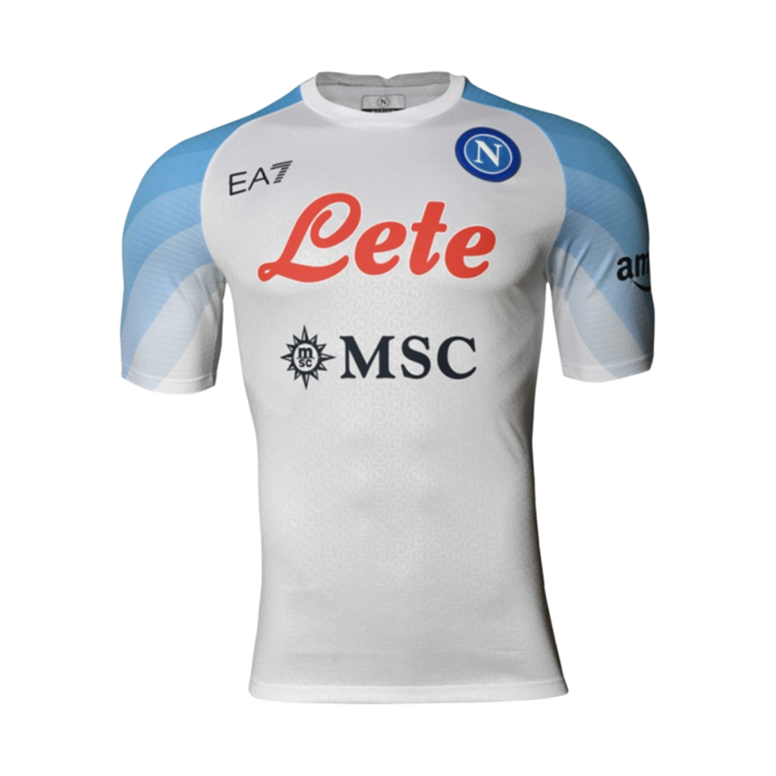 EA7 SSC 나폴리 2022/23 어웨이 매치 셔츠 화이트 (논 마킹 버전)(EA7 SSC Napoli 2022/23 Away Match Shirt White (Non Marking Ver.))