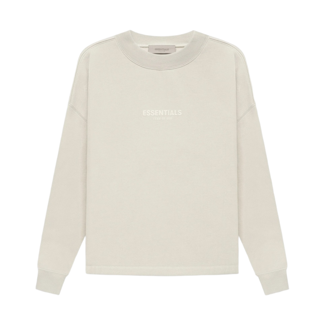 에센셜 릴렉스드 크루넥 스웨트셔츠 위트 - 22SS