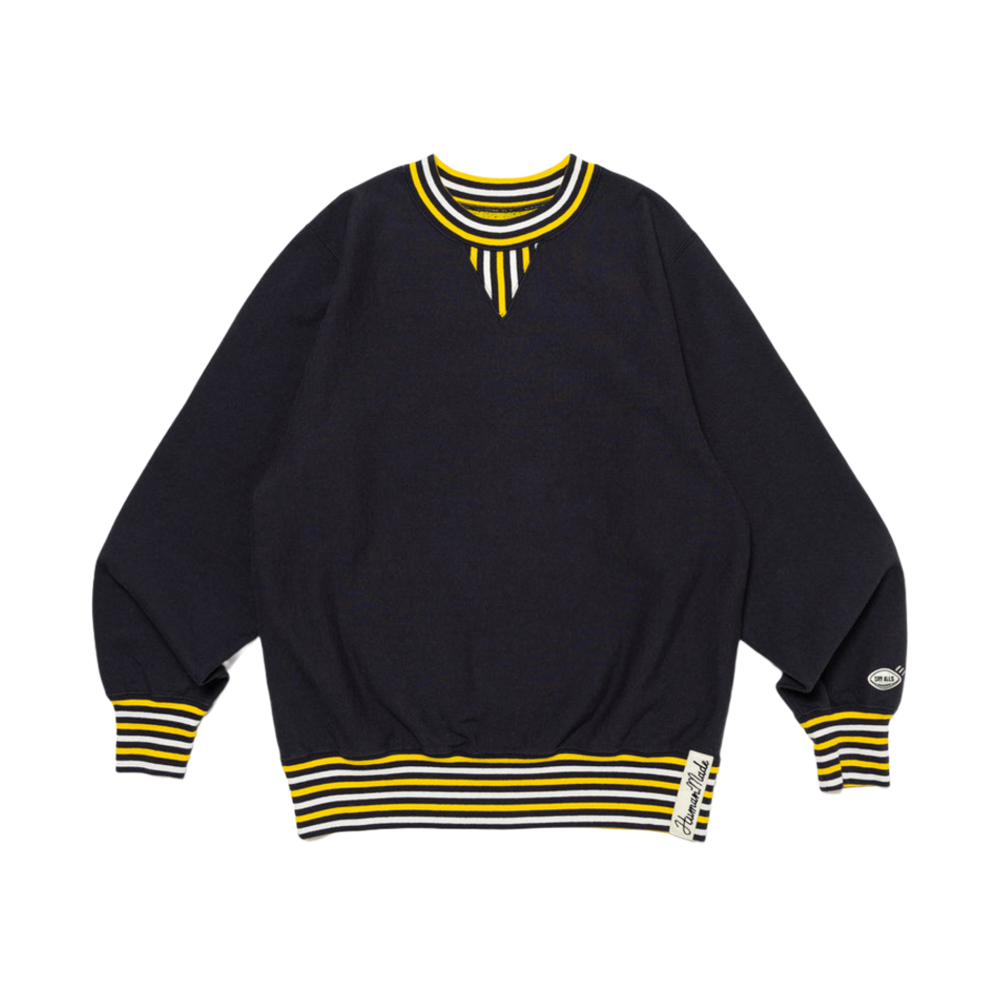 휴먼 메이드 헴 라인 스웨트셔츠 네이비(Human Made Hem Line Sweatshirt Navy) - 2