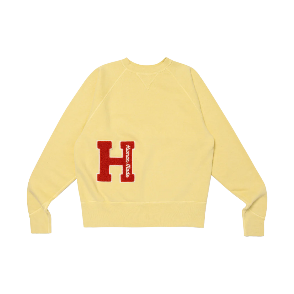 HM28CS002 Human Made Tsuriami Sweatshirt Yellow