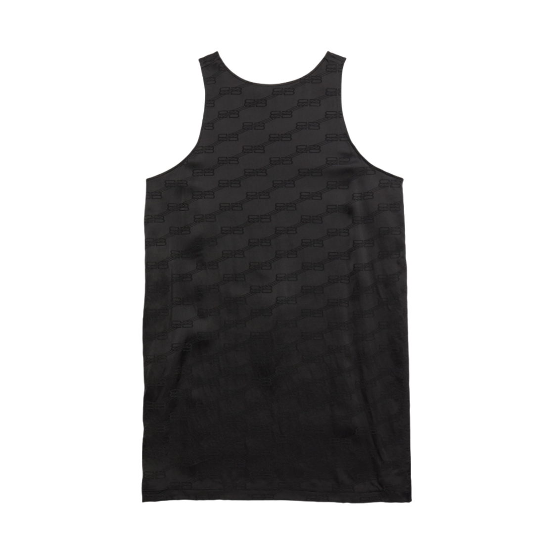 (W) 발렌시아가 BB 모노그램 탱크탑 드레스 블랙((W) Balenciaga BB Monogram Tank Top Dress Black) - 2