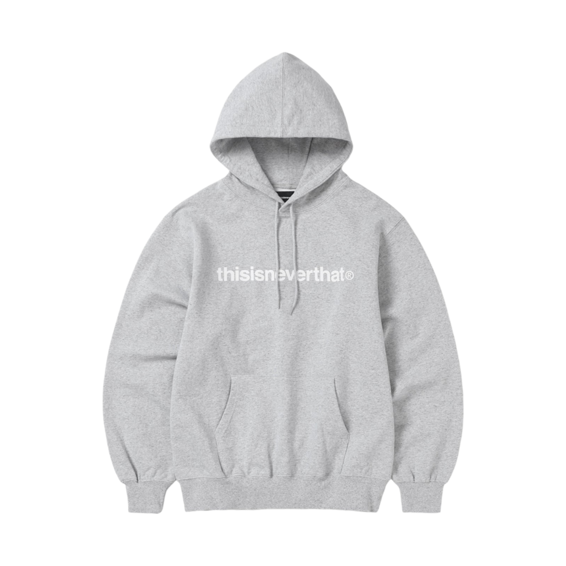 디스이즈네버댓 T-로고 LT 후드 헤더 그레이(Thisisneverthat T-Logo LT Hoodie Heather Grey)