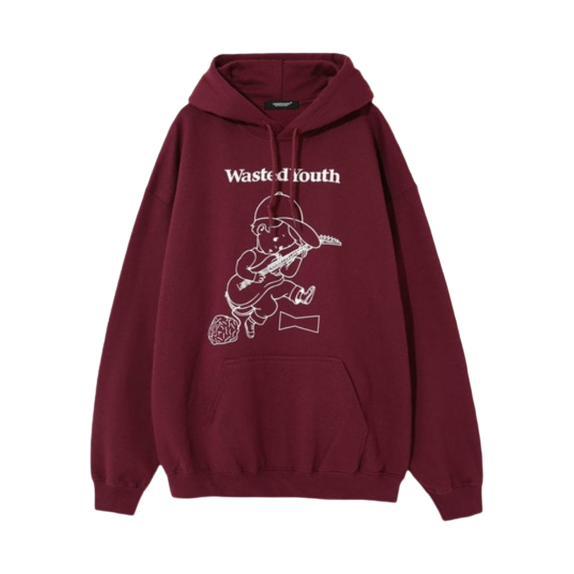 언더커버 x 베르디 UC2B9812 후드 레드 퍼플(Undercover × Verdy UC2B9812 Hoodie Red Purple) - 1