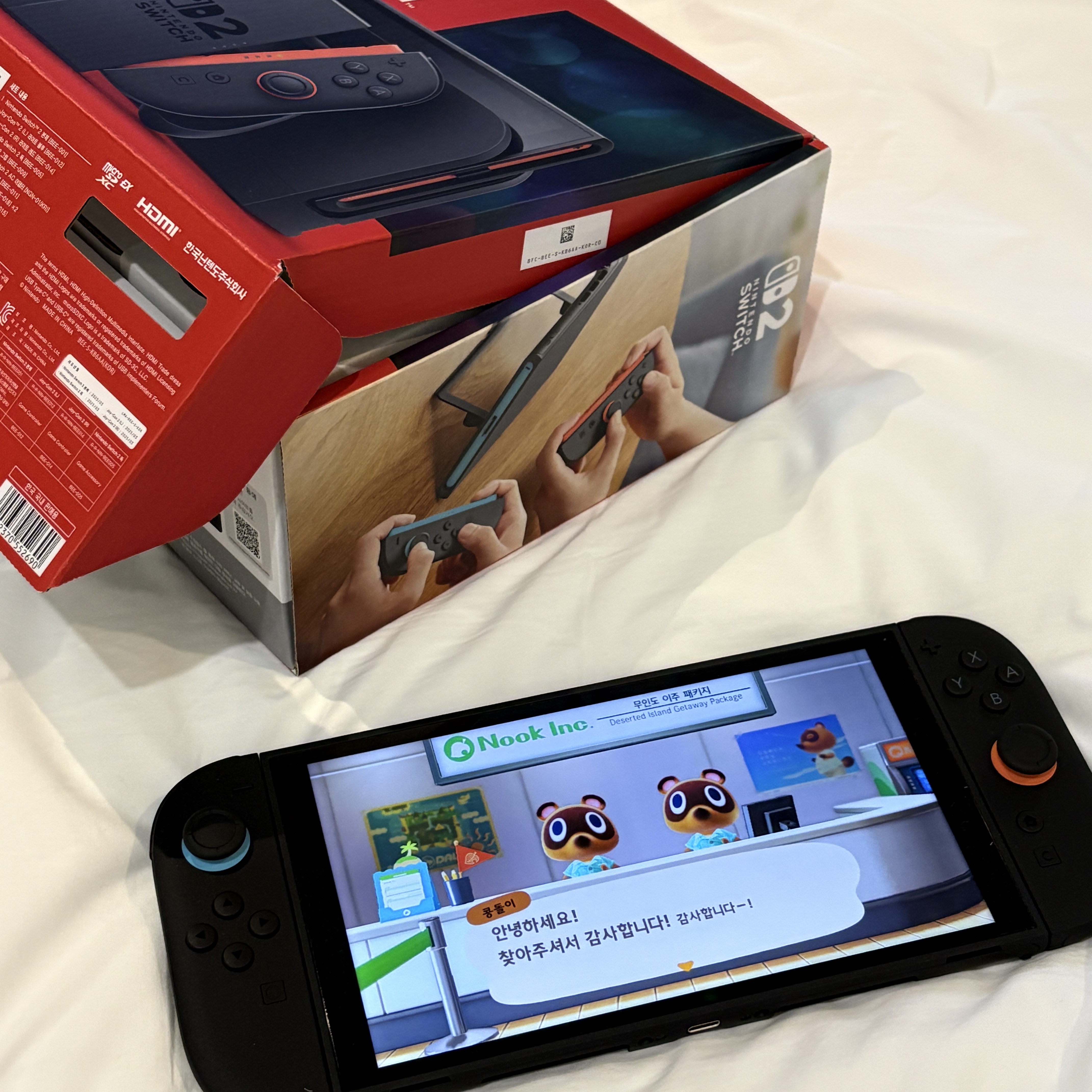 Nintendo Switch 2 Black (Korean Ver.) 착용 스타일