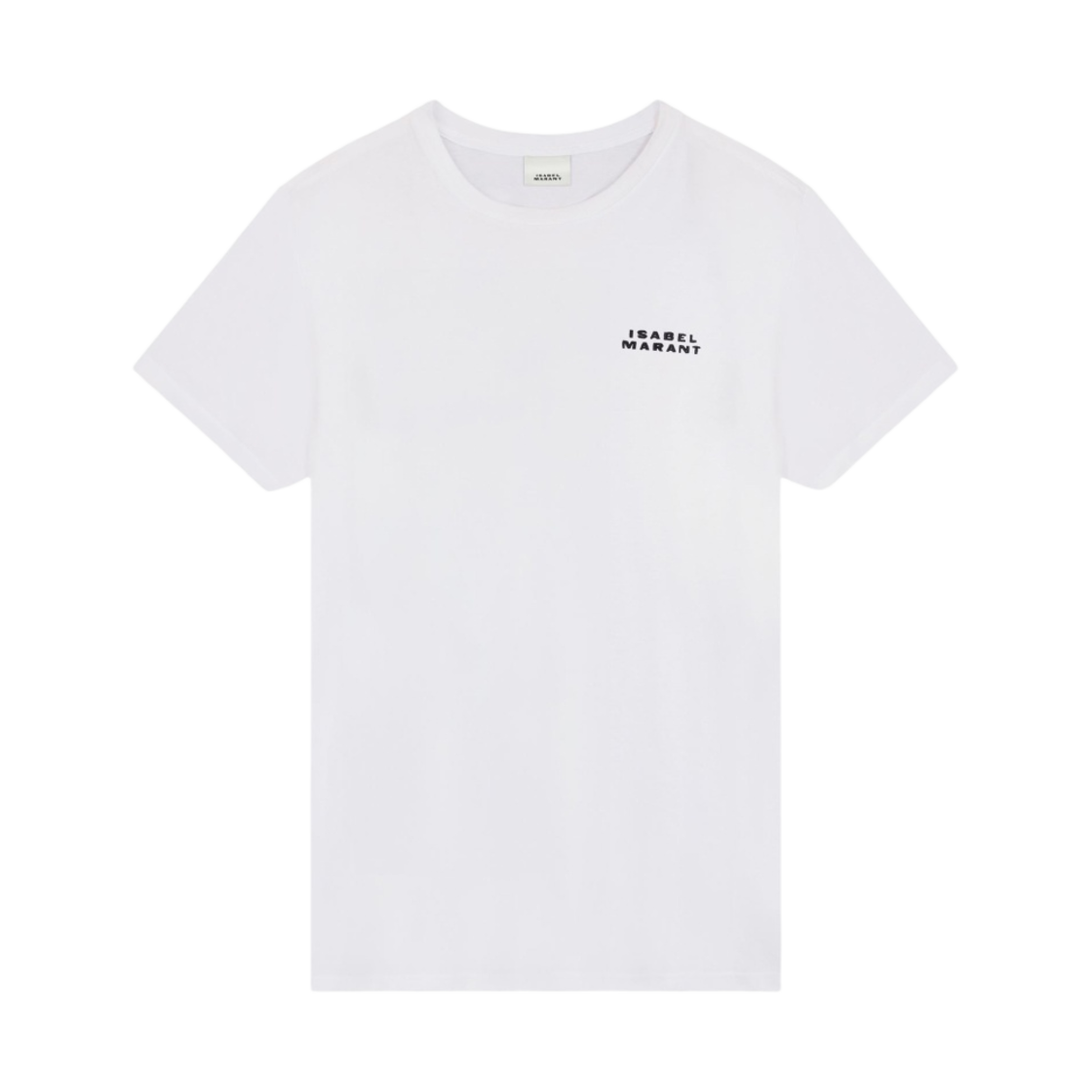 (W) 이자벨 마랑 비달 로고 티셔츠 화이트 - 24SS((W) Isabel Marant Vidal Logo T-Shirt White - 24SS)