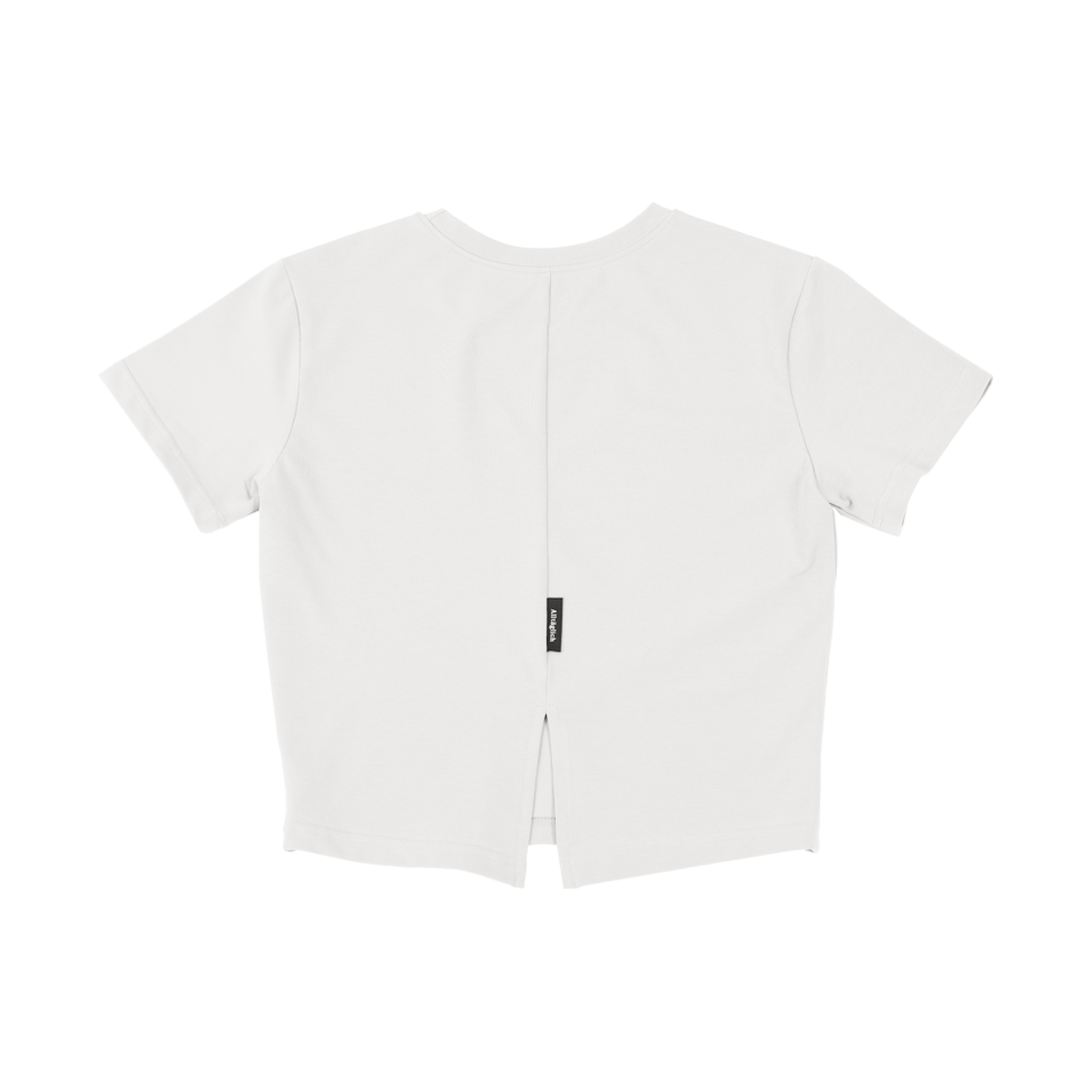 알테그리히 리사이클 슬릿 티셔츠 슬림핏 화이트(ALLTAGLICH Recycle Slit T-Shirts Slim Fit White)