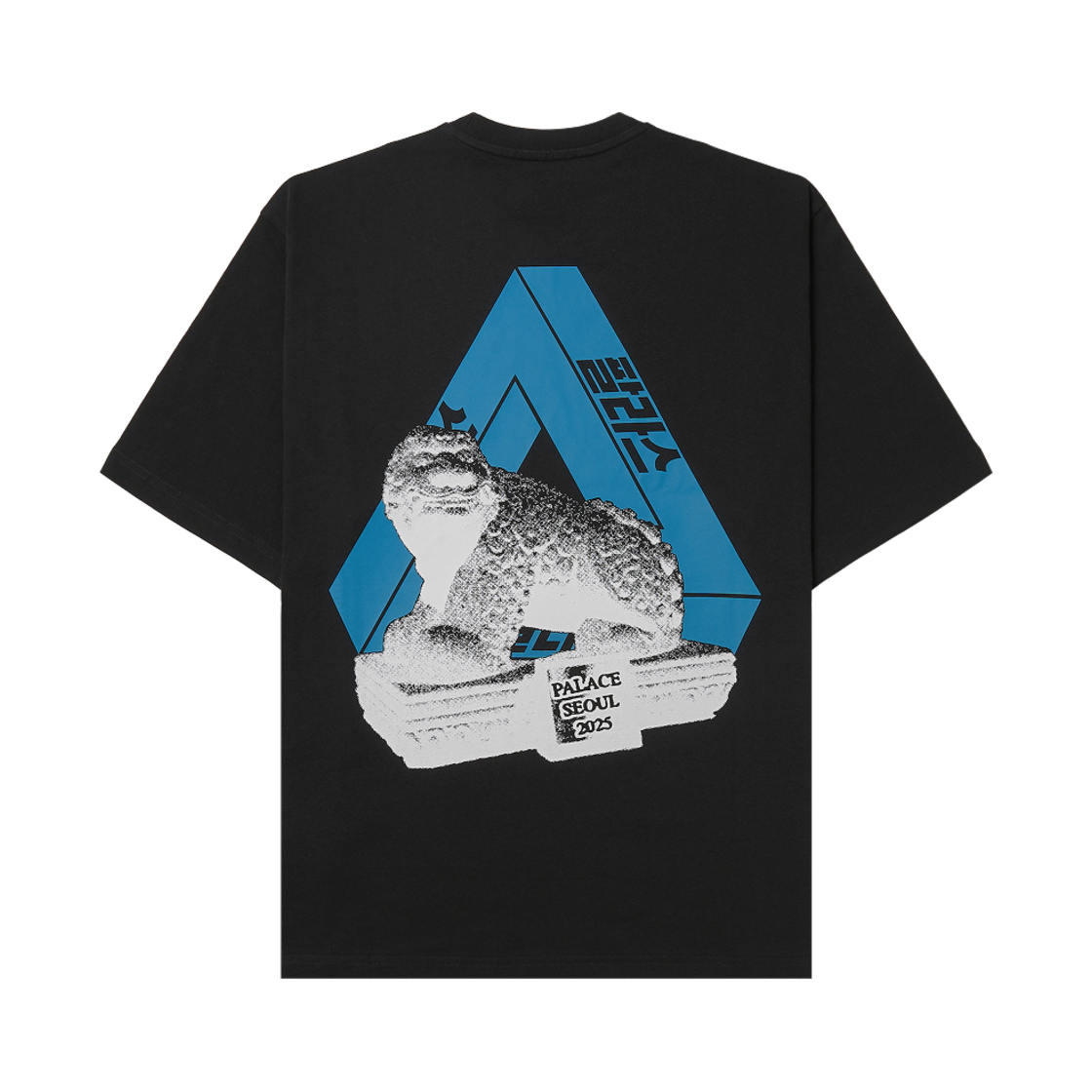 팔라스 서울 2 서울 트라이퍼그 티셔츠 블랙 - 25SS(Palace Seoul 2 Seoul Tri-Ferg T-Shirt Black - 25SS)