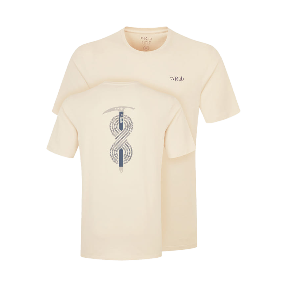 RABQCB830ECRSML Rab Stance Axe Tee Ecru