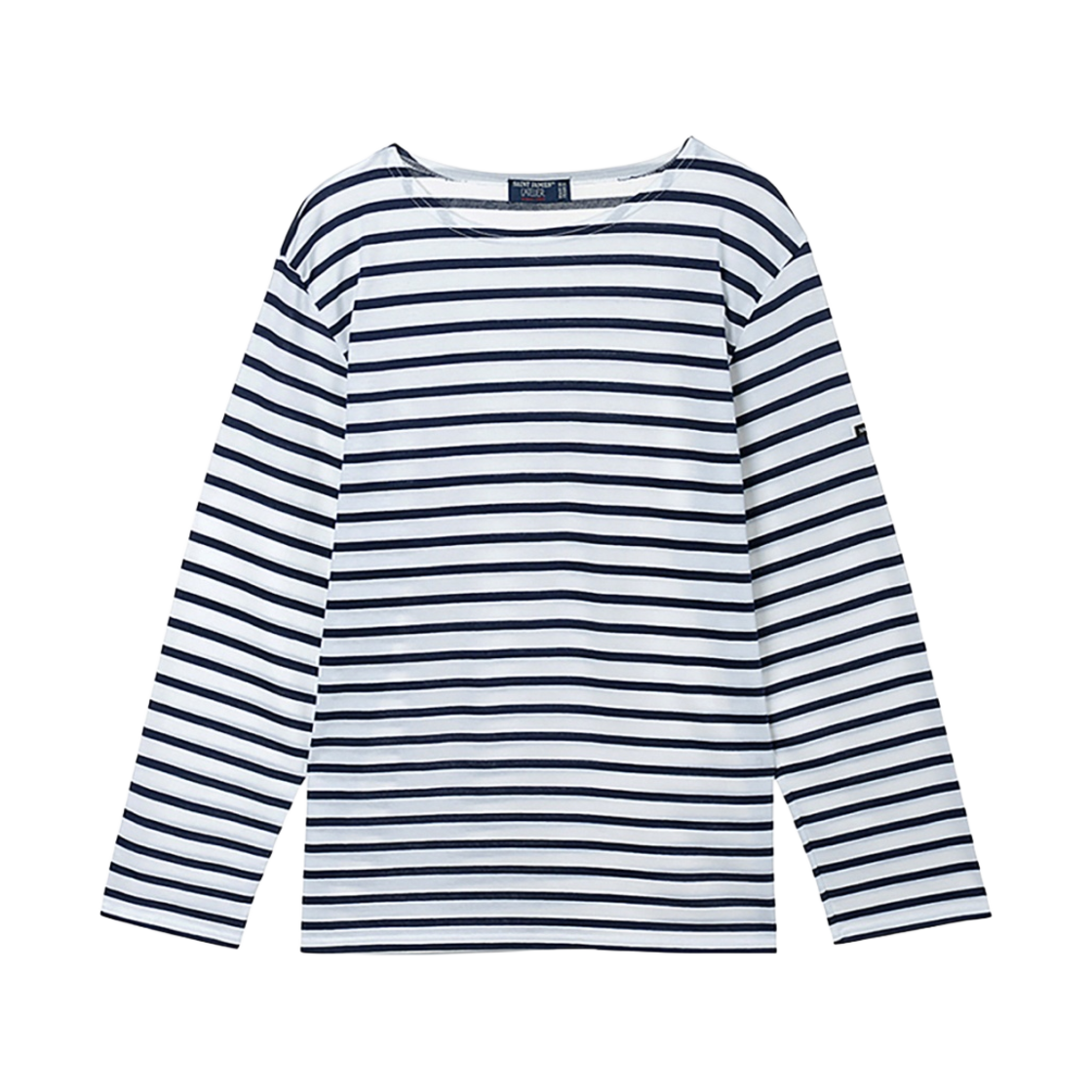 세인트 제임스 밍콰이어 18 스트라이프 세일러 롱슬리브 티셔츠 네이지 마린(Saint James Minquiers 18 Striped Sailor Long Sleeve T-Shirt Neige Marine) - 1