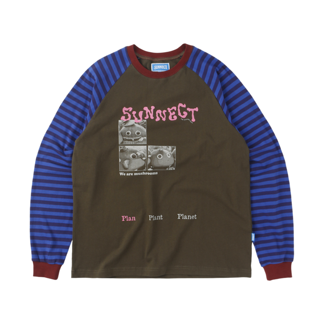 SNCT24FTO006SR SUNNECT W.A.M. Raglan Long Sleeve T-Shirt Stripe