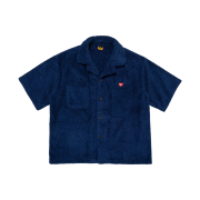 Human Made Pile Aloha Shirt Navy