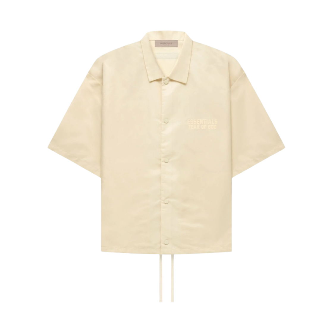 에센셜 숏슬리브 나일론 셔츠 에그 쉘 - 22FW(Essentials Short Sleeve Nylon Shirt Egg Shell - 22FW) - 1