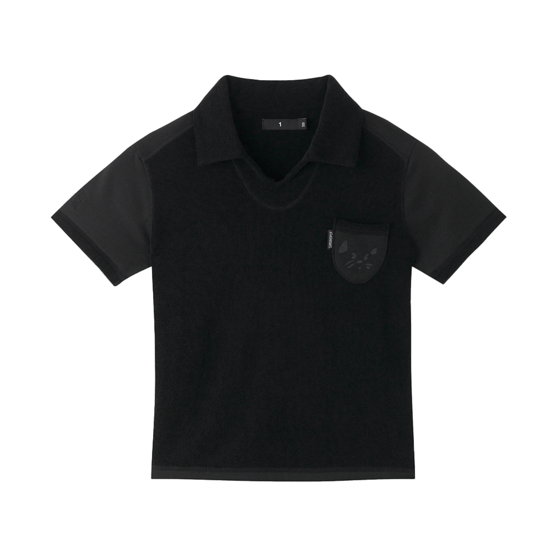 사파리스팟 우먼 1/2 캐시 앤 브룩 타월 티셔츠 블랙(Safarispot Women 1/2 Cathy and Brook Story Towel PK Tee Black) - 1