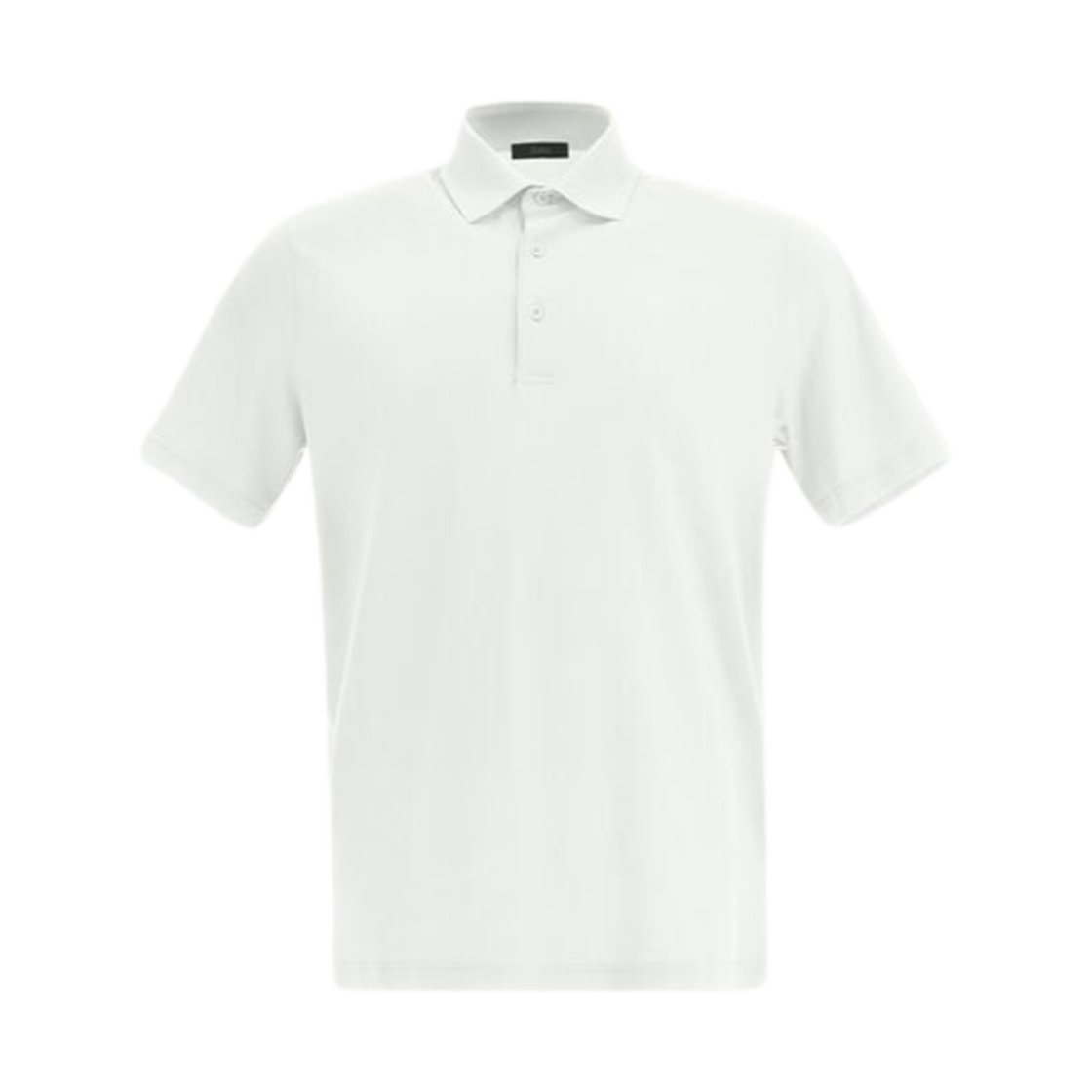 JPL00115U-52005-1000 Herno Crepe Jersey Polo Shirt White