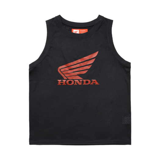 HEM1SS367ABK Honda Original Wing Logo Mesh Sleeveless Black