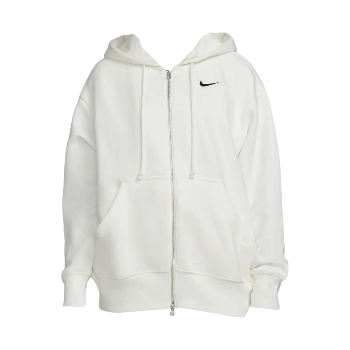 Nike (W) Nike NSW Phoenix Fleece Oversized Full Zip Hoodie Sail - Asia · L