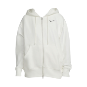 (W) Nike NSW Phoenix Fleece Oversized Full Zip Hoodie Sail - Asia