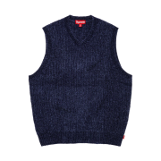 Supreme Chenille Sweater Vest Navy - 24FW
