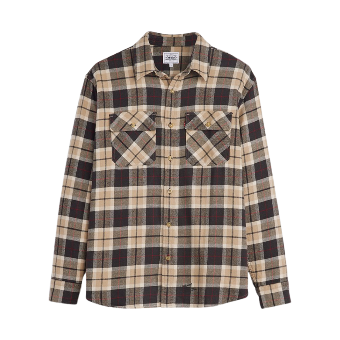 0000Z0000 Levi's x JJJJound Check Shirt Black