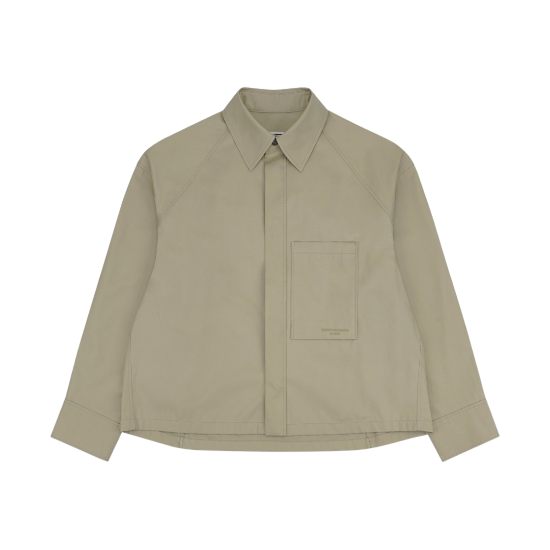우영미 코튼 크롭 셔츠 베이지 - 22FW(Wooyoungmi Cotton Cropped Shirt Beige - 22FW) - 1