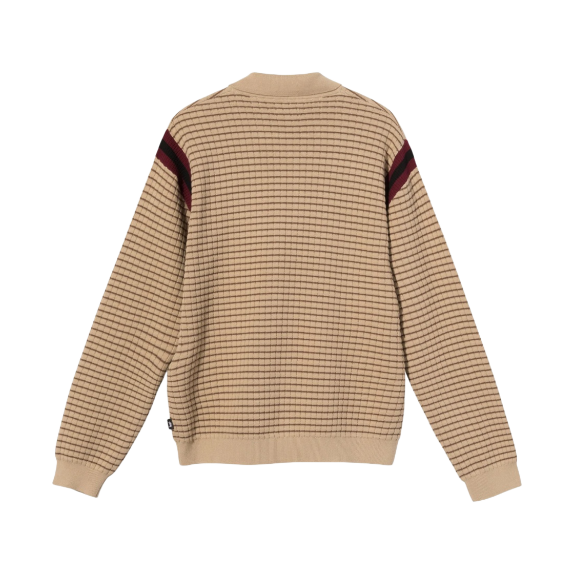 Waffle Shirt Stussy Waffle Knit Ls Zip Polo 스투시 와플 니트 롱