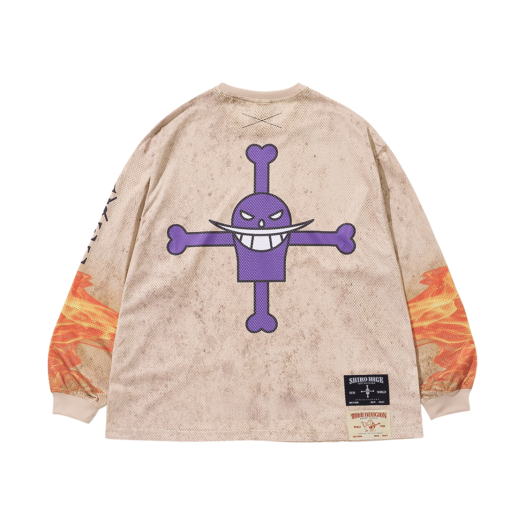 TRA2TLU102ASD [Pre-Order] True Religion x One Piece Hiken No Mesh Long Sleeve Sand