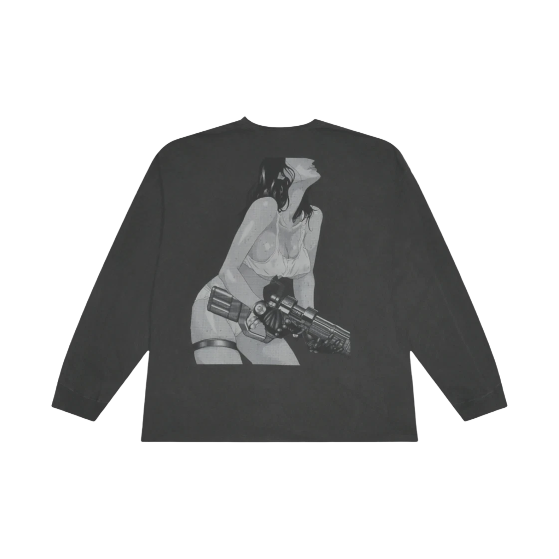 TGAM24SM005 Sugar Punch x Gantz L/S T-Shirt Black