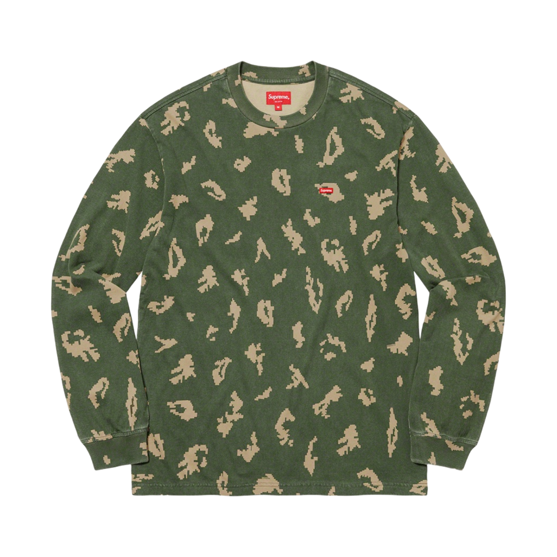 슈프림 스몰 박스 롱슬리브 티셔츠 올리브 러시안 카모 - 21FW(Supreme Small Box L/S T-Shirt Olive Russian Camo - 21FW) - 1