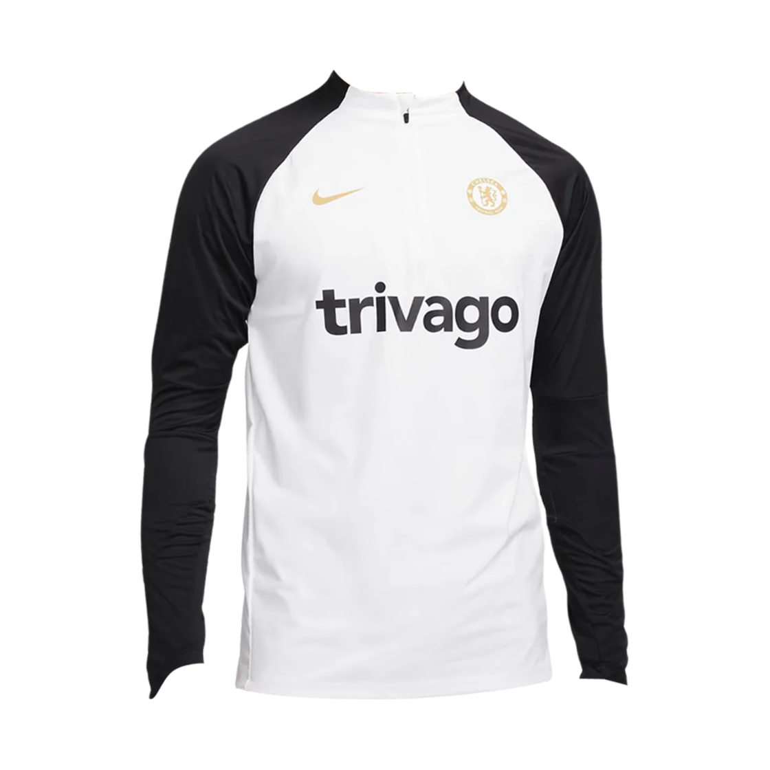 나이키 첼시 FC 2023-24 드라이핏 ADV 스트라이크 드릴 탑 화이트 블랙 - US/EU(Nike Chelsea FC 2023-24 Dri-Fit ADV Strike Drill Top White Black - US/EU)