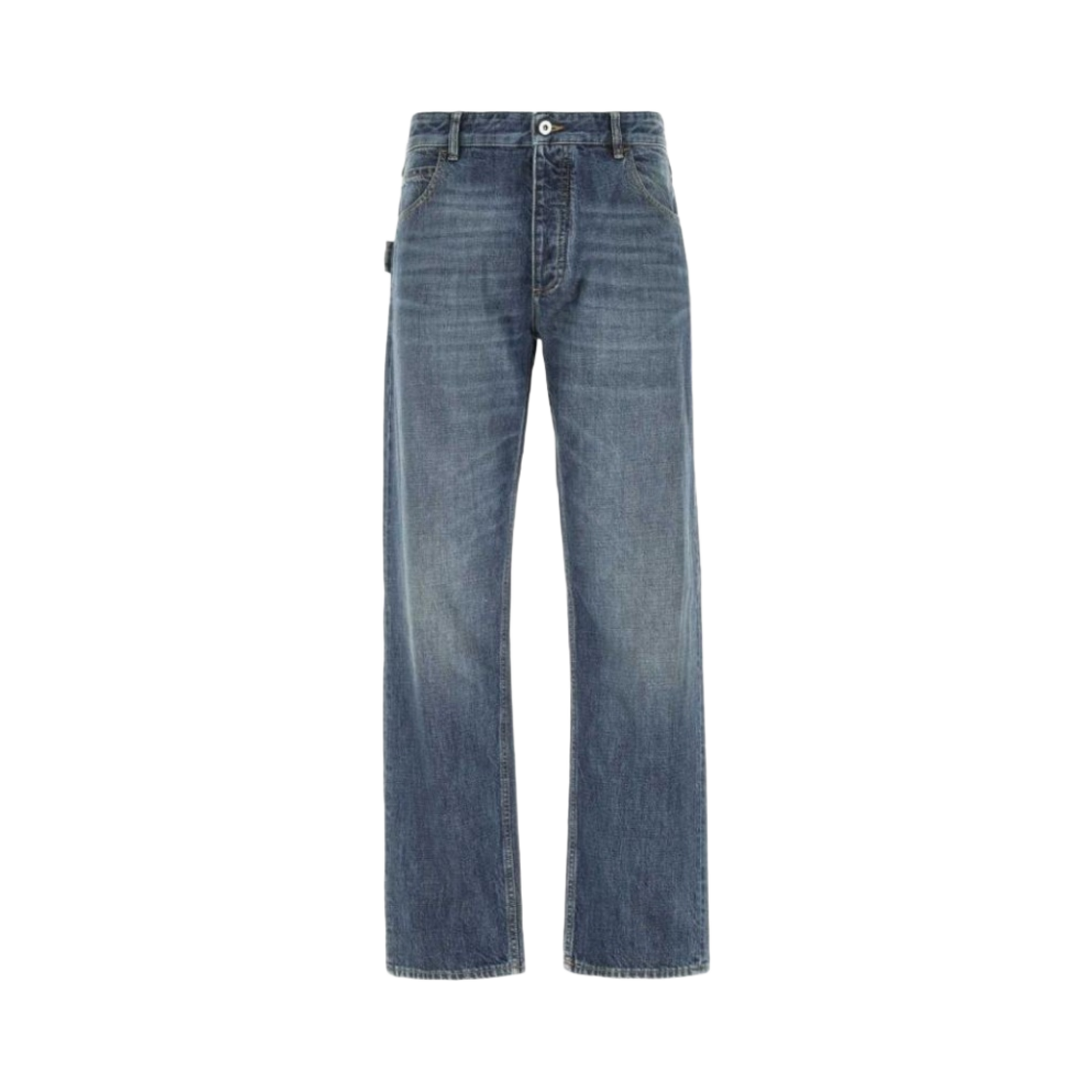 보테가 베네타 미디움 워시드 스트레이트 데님 오리지널 미디움 워시 인디고