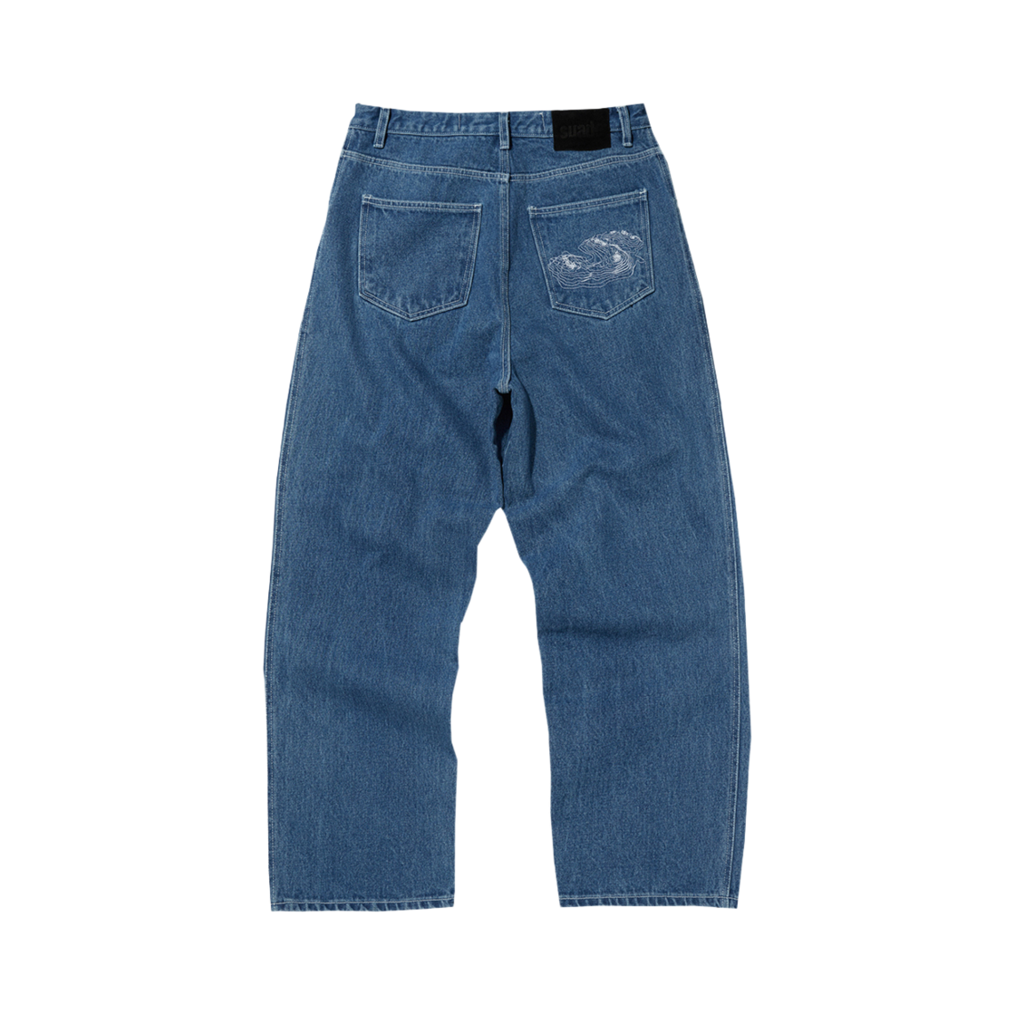 스웨이드 컨투어 포켓 데님 블루(Suade Contour Pocket Denim Blue)