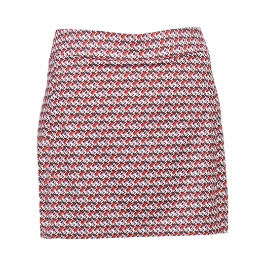 (W) J.Lindeberg Amelie Mini Skirt Micro Bridge Rose Red