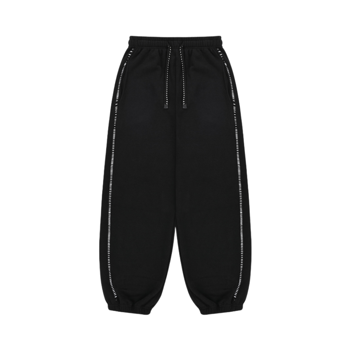 GT24WINTER10 BK The Greatest Merrow Stitch Sweatpants Black