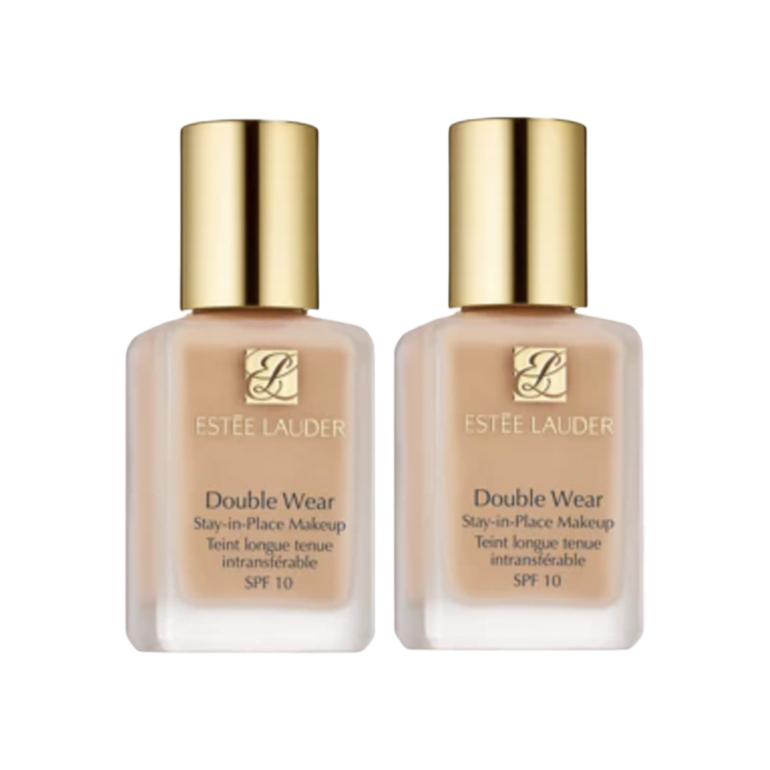 - Estee Lauder Double Wear Stay-in Place Makeup SPF10 Duo 30ml x 2 1W2 Sand