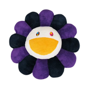 Kaikai Kiki Flower Cushion 30cm Puple White